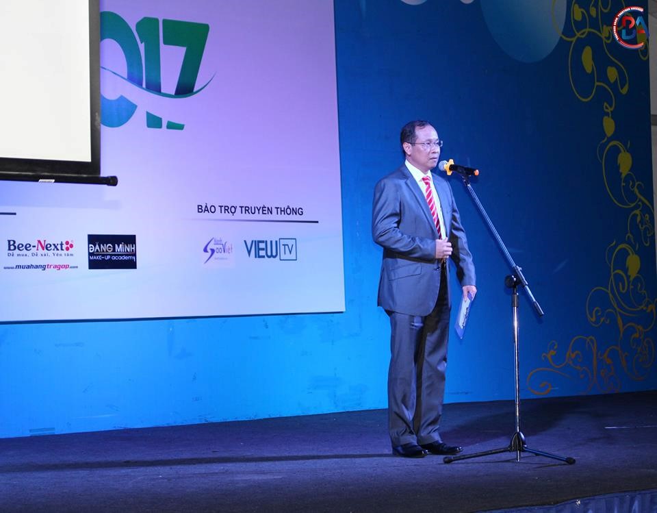 Ông Hồ Huy Huyền - Tổng GD Hiệp hội Sale & Marketing quốc tế tại VN - Đơn vị đồng tổ chức cuộc thi lên chia sẻ cảm nhận của mình khi đồng tổ chức cuộc thi năm nay