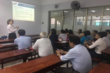 Chủ đề buổi sinh hoạt học thuật là “Tổ chức giảng dạy môn Quản trị ẩm thực” với báo cáo viên là Th.S Trịnh Phương Dung