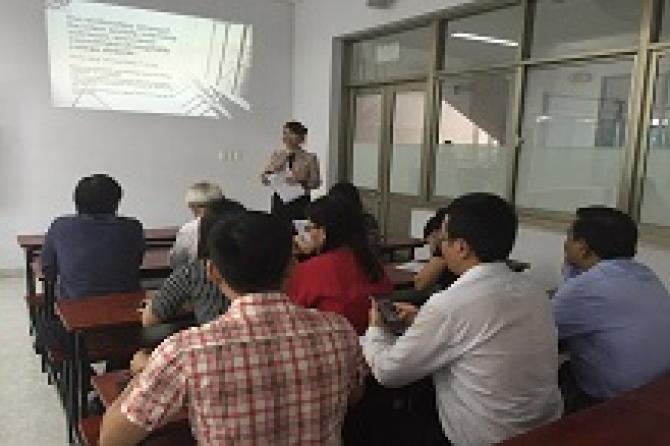 Buổi Seminar sinh hoạt học thuật tháng 12/2016 - Các mối quan hệ giữa sự lo lắng thực tập, kết quả thực tập, và cam kết nghề của sinh viên đại học ngành nhà hàng khách sạn