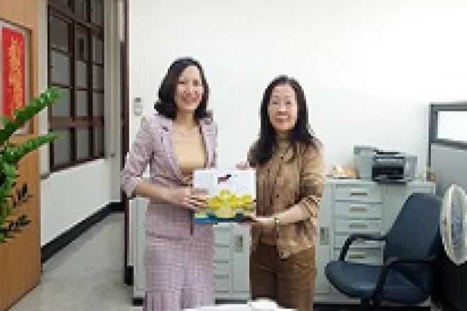 Buổi chào đón đoàn sinh viên Khoa Quản trị kinh doanh, trường Đại học Tôn Đức Thắng tại trường Đại học Phùng Giáp - Đài Loan