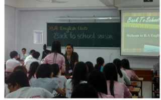 “Back to school” activities in english program on 29th August 2013