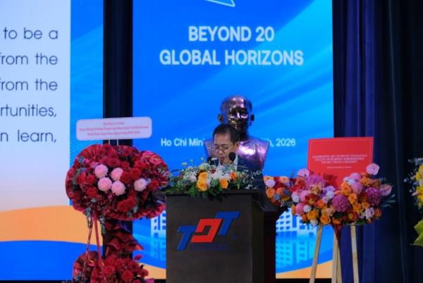 Ông Nguyễn Quốc Thúc – Phó Tổng giám đốc ITL phát biểu tại buổi lễ