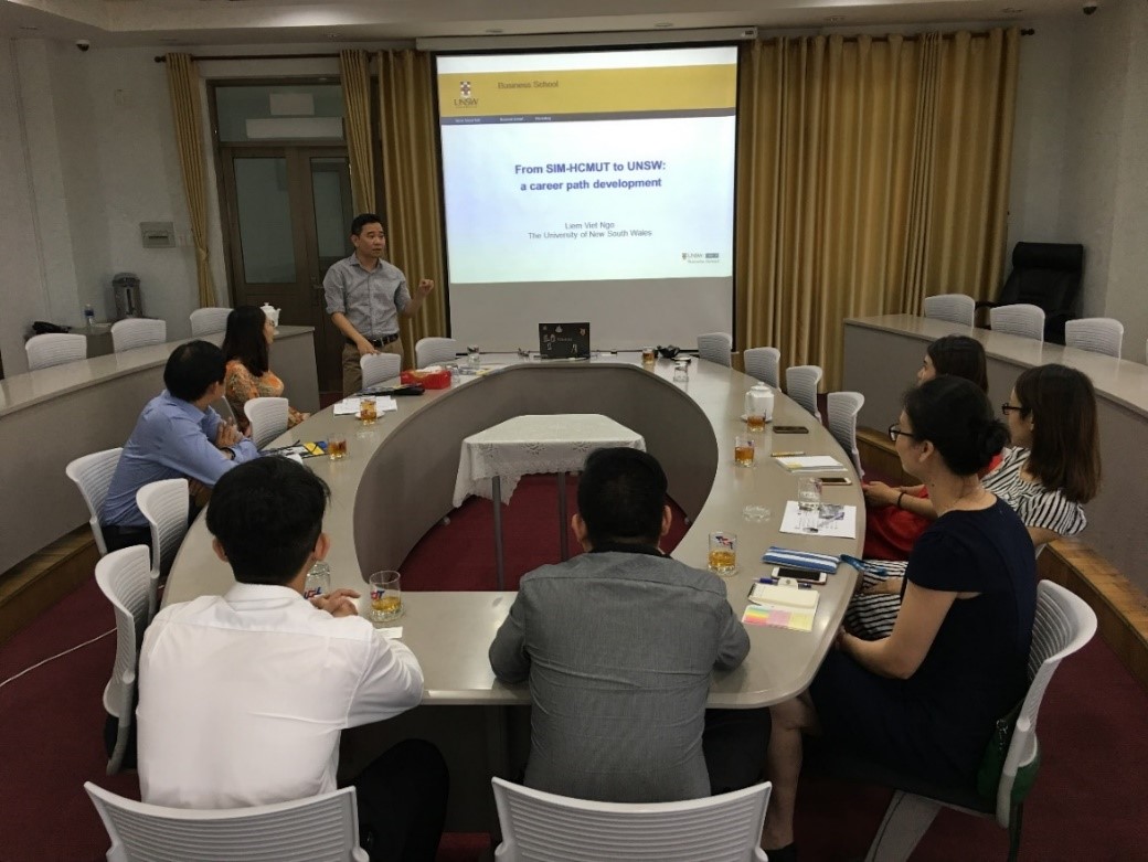 Assoc. Prof. Ngo Viet Liem is presenting