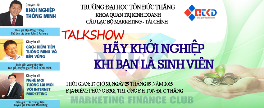 Hội thảo chuyên đề “Hãy khởi nghiệp khi bạn là sinh viên”