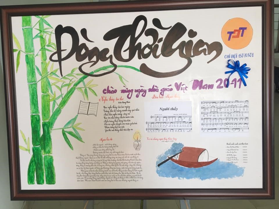 Một số tác phẩm Báo tường của các lớp