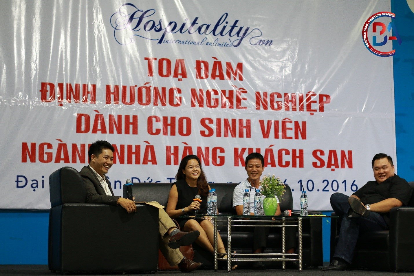 We were also welcome the appearance of freshman and sophomores of Hospitality from Ton Duc Thang University.