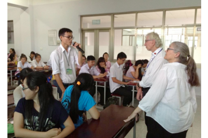 Activities in English Club program on 26th August 2013