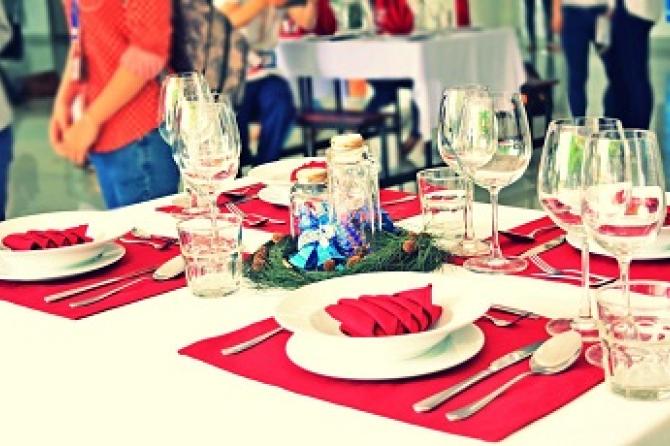 “Different types of setting up the table” Exhibition by Hospitality students